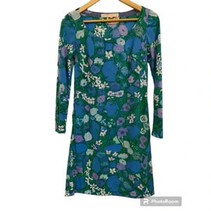 Ken Scott Custom Made Hand Printed Vintage Dress